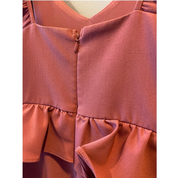 Gianni Bini Pink Peplum Jumpsuit |M| - Picture 11 of 14